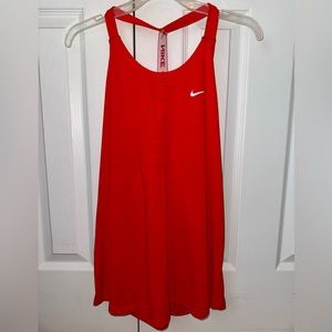 Women’s Red Nike Dri-Fit Racerback Tank Top